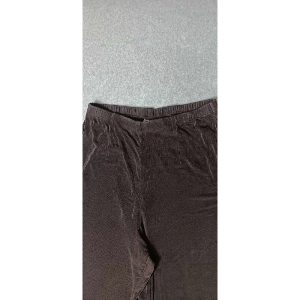 Chicos Travelers Slinky Pants Womens Size 1 Chocolate Brown Travelers Collection - Picture 3 of 10